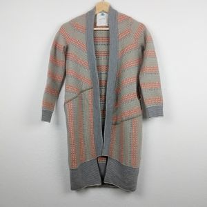 Sparrow Anthro Wool Cashmere Cardigan Duster XS